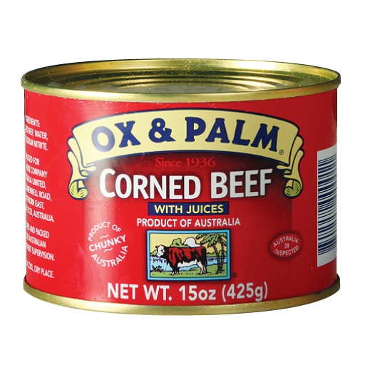 slide 1 of 1, Ox And Palm Ox/Palm Corned Beef, 15 oz