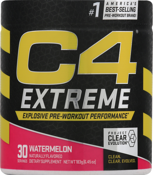 slide 1 of 1, Cellucor C4, Pre-Workout, Extreme, Watermelon, 6.45 oz