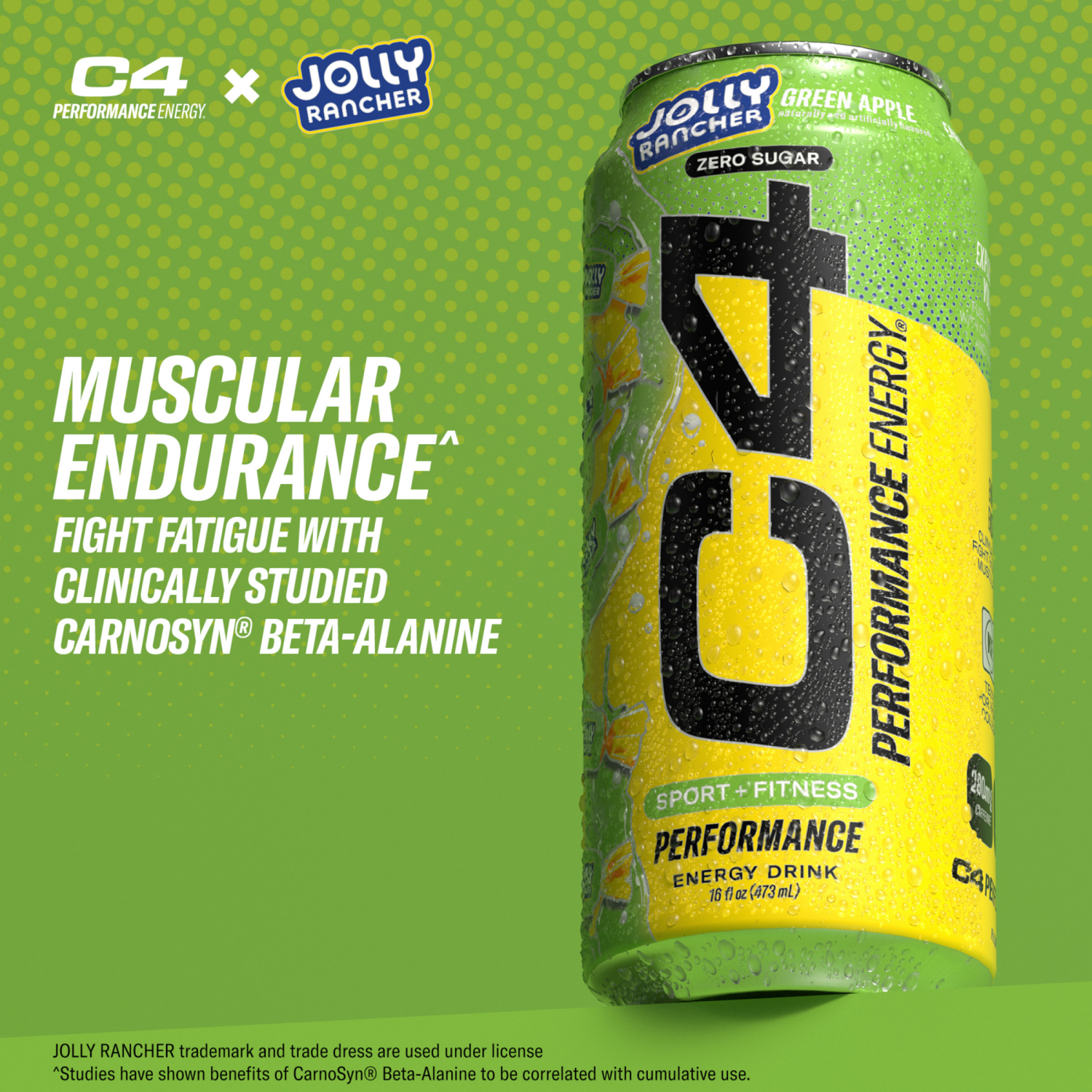 slide 4 of 5, C4 Performance Jolly Green Apple Energy Drink Can, 16 fl oz