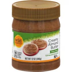 Wild Harvest Creamy Almond Butter -12 oz