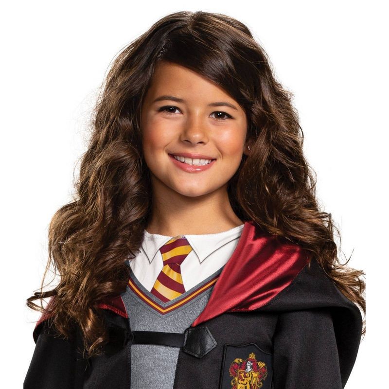 slide 4 of 7, Warner Bros. Kids' Harry Potter Hermione Granger Classic Halloween Costume Dress with Attached Robe S (4-6), 1 ct