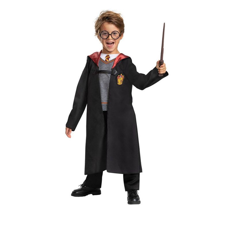 slide 2 of 7, Wizarding World Harry Potter Warner Bros. Kids' Classic Halloween Costume Top with Attached Robe M (7-8): Warner Bros., Boys, Wizarding World, 1 ct