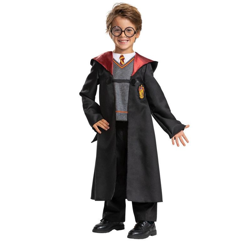 slide 1 of 7, Wizarding World Harry Potter Warner Bros. Kids' Classic Halloween Costume Top with Attached Robe M (7-8): Warner Bros., Boys, Wizarding World, 1 ct