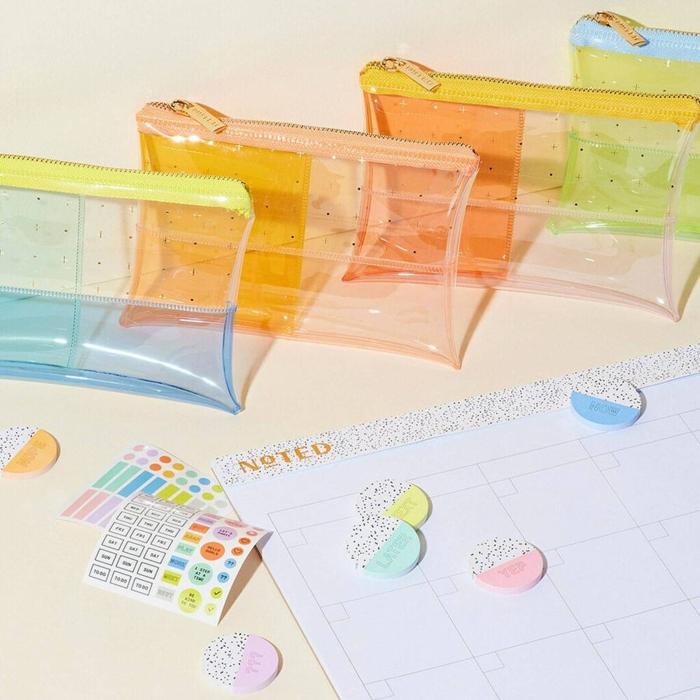 slide 3 of 8, Post-it 3pk Round Page Markers Yellow/Mint/Blue, 3 ct