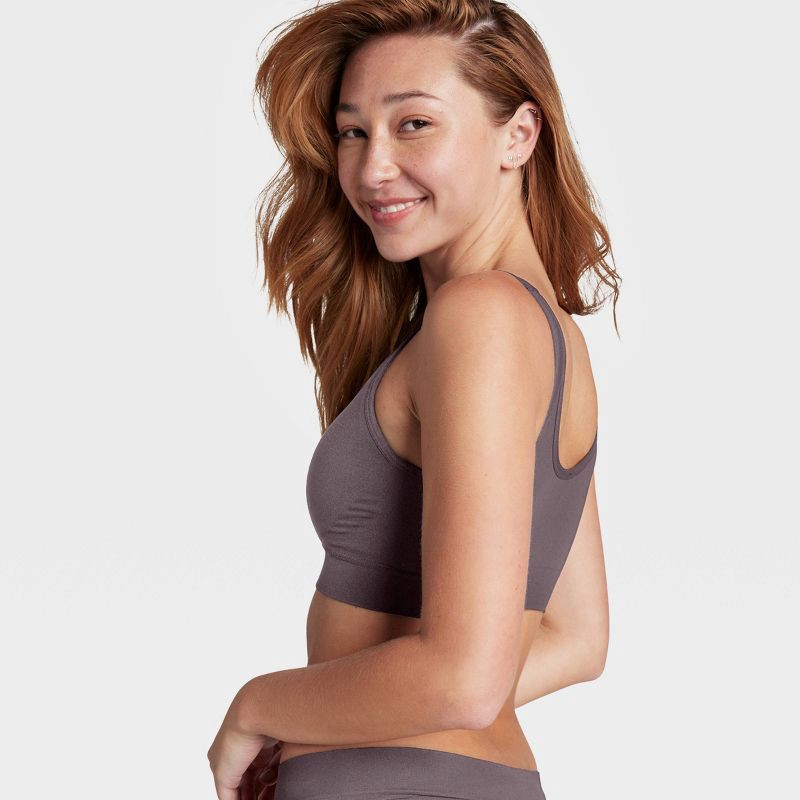slide 2 of 4, Jockey Generation™ Women's Seamfree® Back Smoothing Bralette - Twilight Sands XXL: Recycled Nylon, Wireless, Pullover, Knit, 1 ct