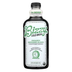 Bizzy Organic Espresso Blend Unsweetened Cold Brew Coffee - 48 fl oz