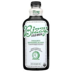 Bizzy Organic Espresso Blend Unsweetened Cold Brew Coffee - 48 fl oz