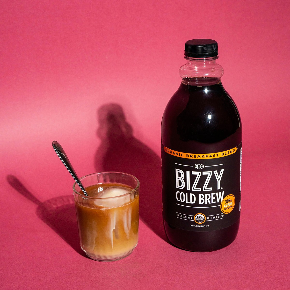 slide 6 of 6, Bizzy Organic Breakfast Blend Unsweetened Cold Brew Coffee - 48 fl oz, 48 fl oz