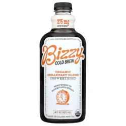 Bizzy Organic Breakfast Blend Unsweetened Cold Brew Coffee - 48 fl oz