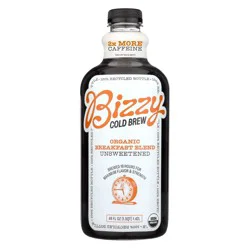 Bizzy Organic Breakfast Blend Unsweetened Cold Brew Coffee - 48 fl oz