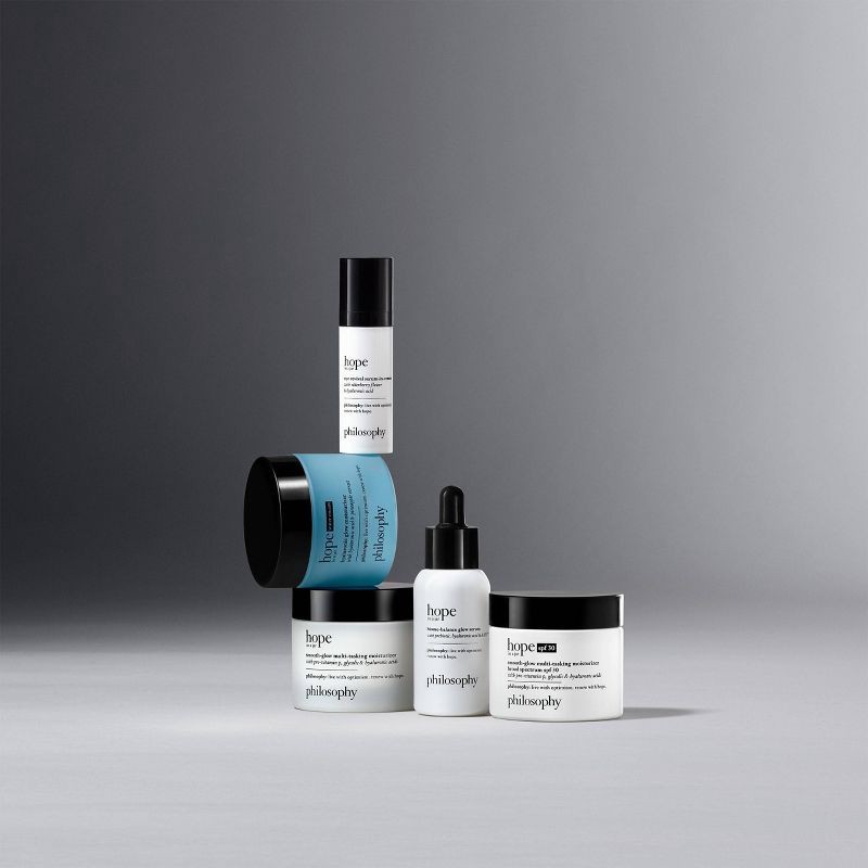 slide 7 of 8, philosophy Hope In A Jar Water Cream Hyaluronic Glow Moisturizer - 2 fl oz - Ulta Beauty, 2 fl oz