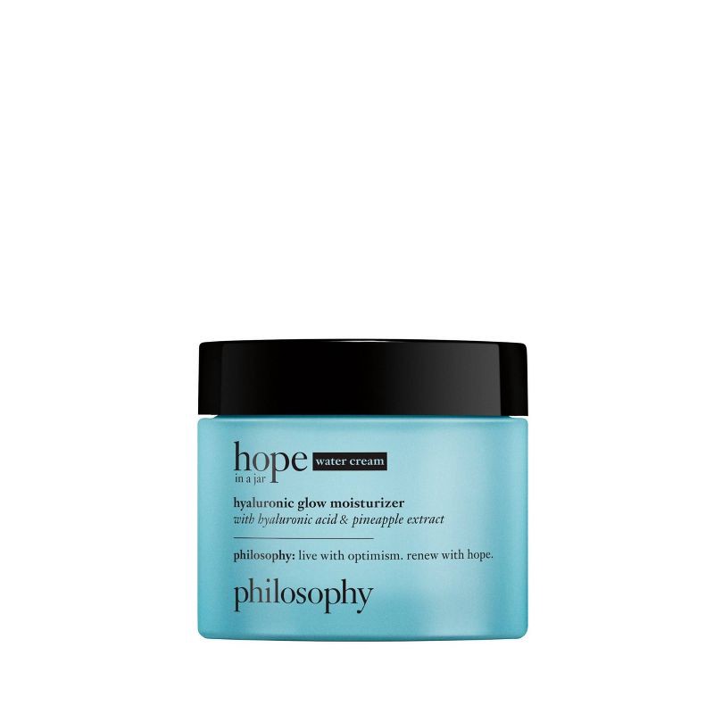 slide 1 of 8, philosophy Hope In A Jar Water Cream Hyaluronic Glow Moisturizer - 2 fl oz - Ulta Beauty, 2 fl oz