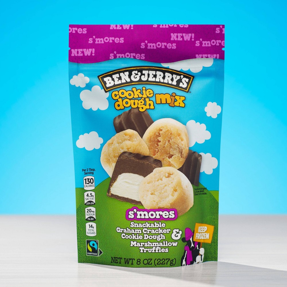 Ben & Jerry's S'Mores Frozen Cookie Dough Mix 8oz 8 oz Shipt