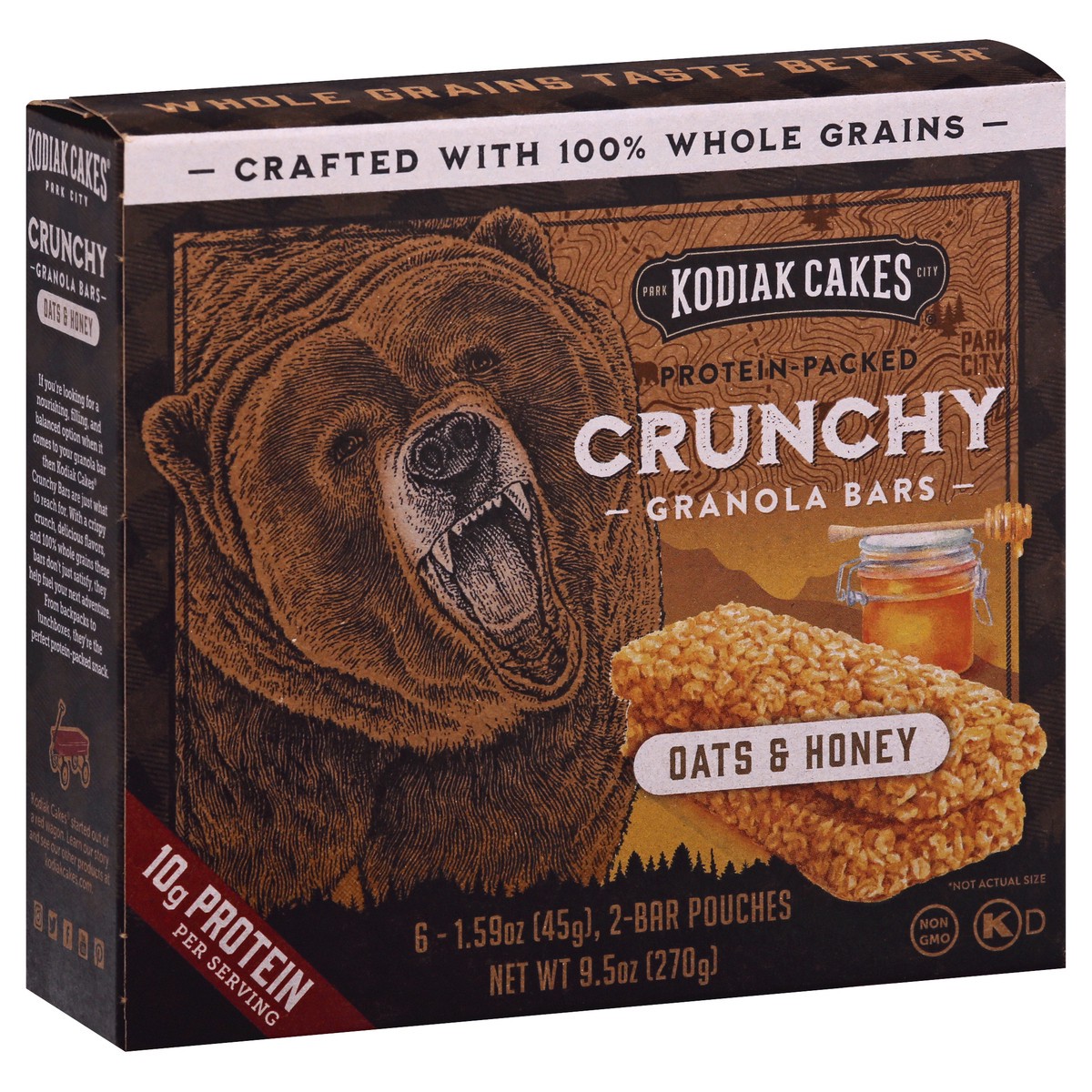 slide 12 of 12, Kodiak Cakes Oat Hny Granola Bars 6Ct, 6 ct; 1.59 oz