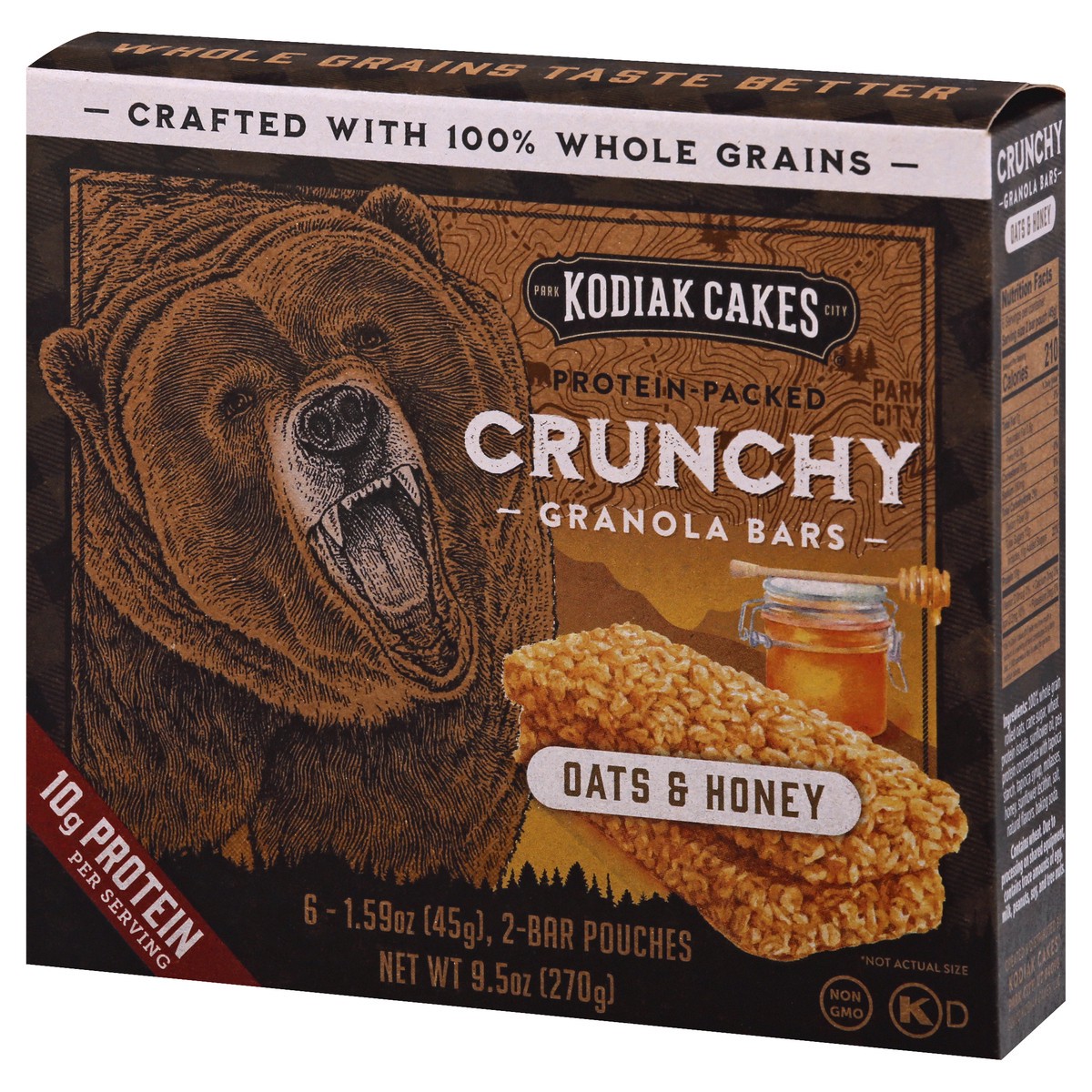 slide 5 of 12, Kodiak Cakes Oat Hny Granola Bars 6Ct, 6 ct; 1.59 oz