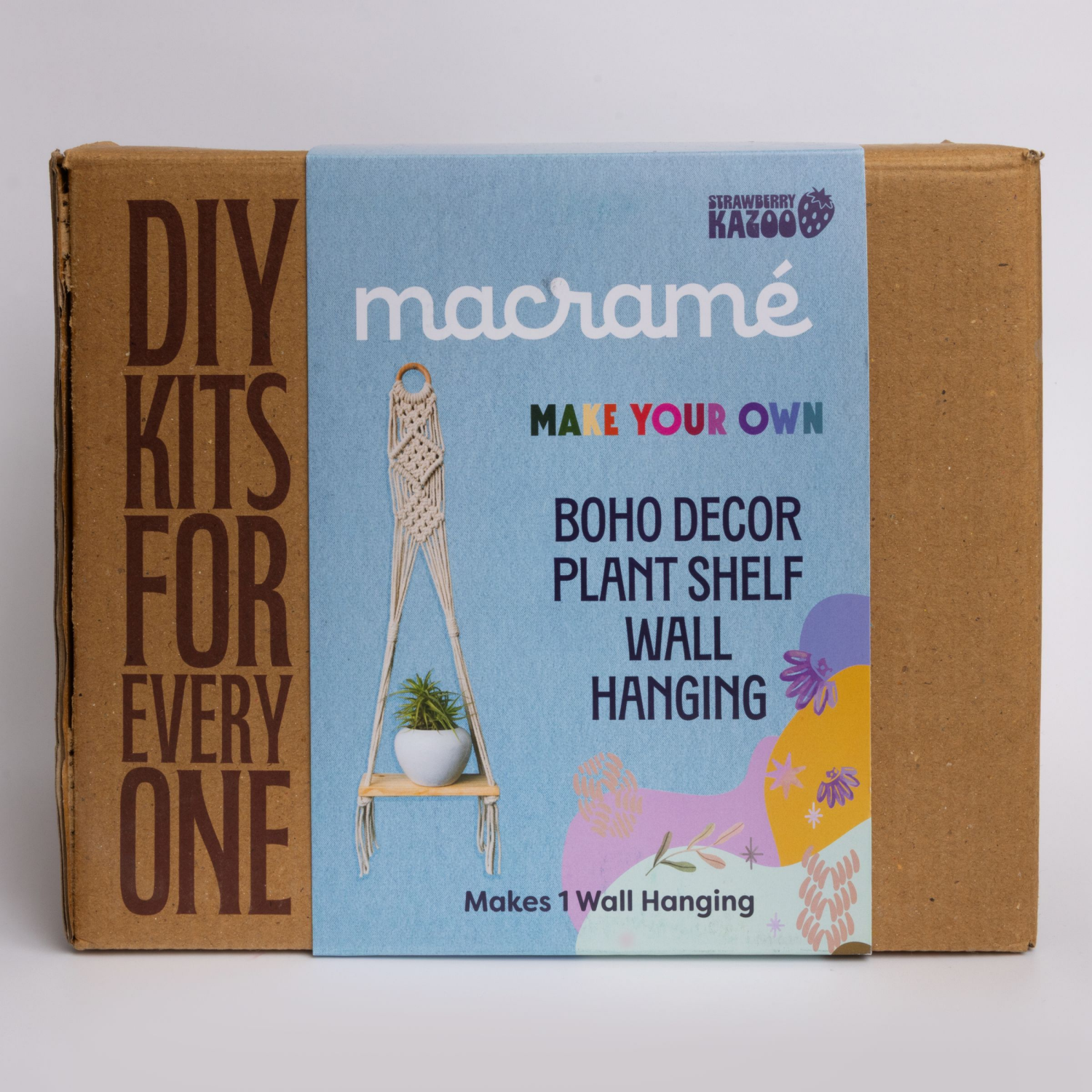 slide 1 of 2, DIY Macrame Pot with Shelf, 1 ct