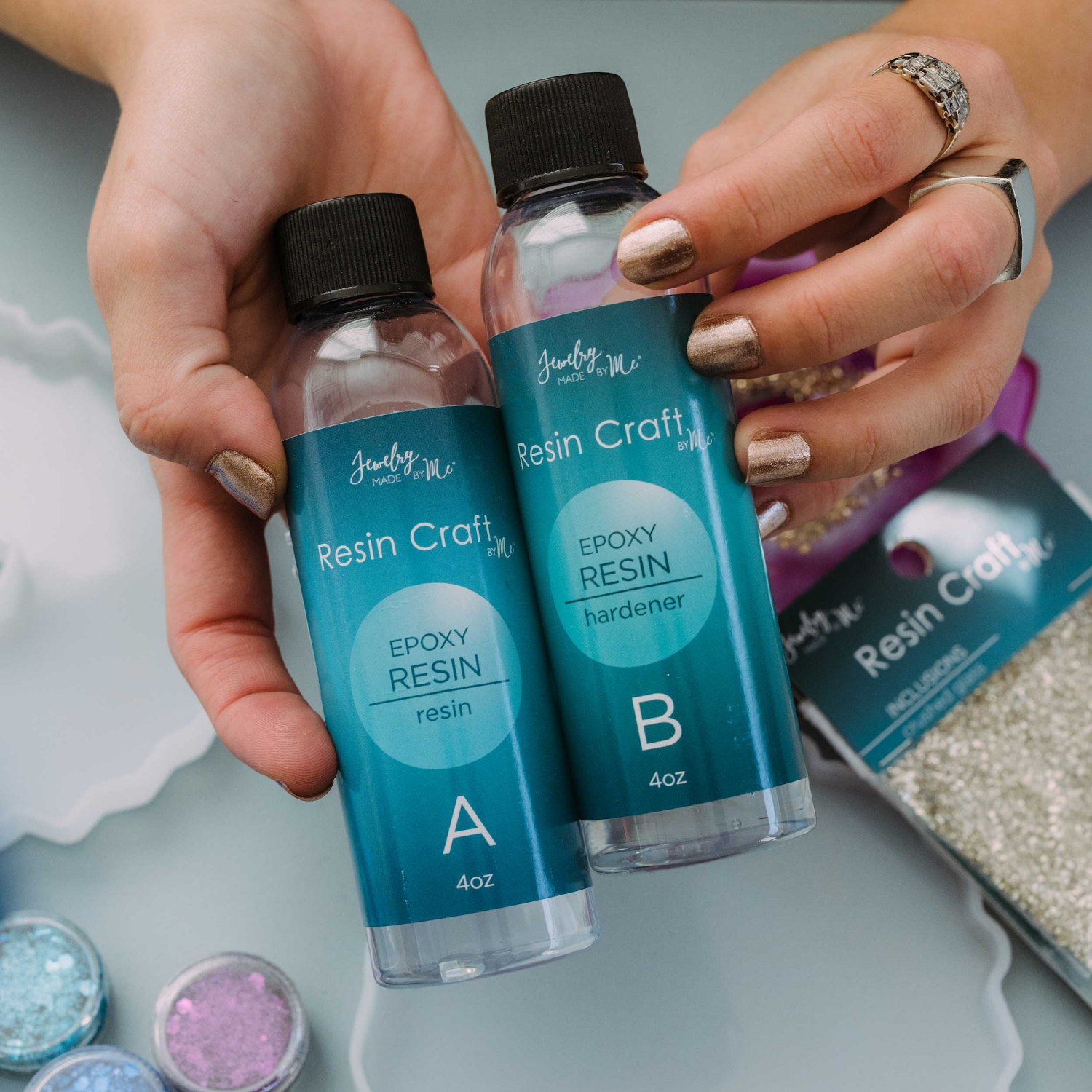 slide 2 of 2, Resin Craft By Me AB Epoxy Resin, 4 oz