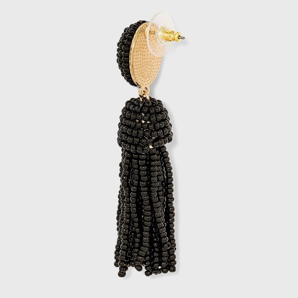 Baublebar black tassel on sale earrings