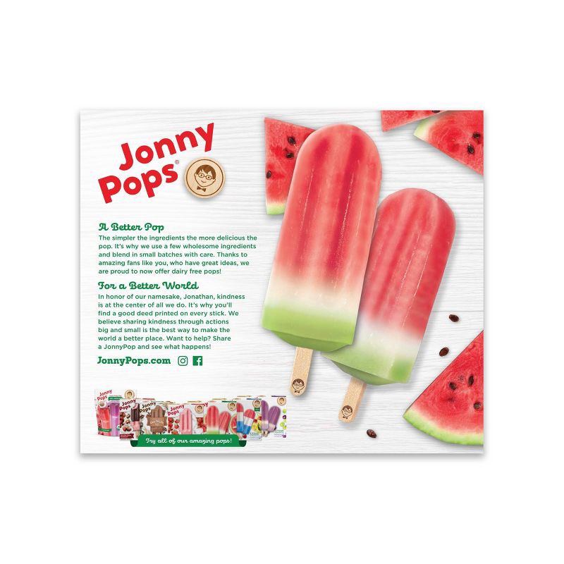 slide 3 of 4, JonnyPops Watermelon Frozen Water Pop - 14.8oz, 14.8 oz