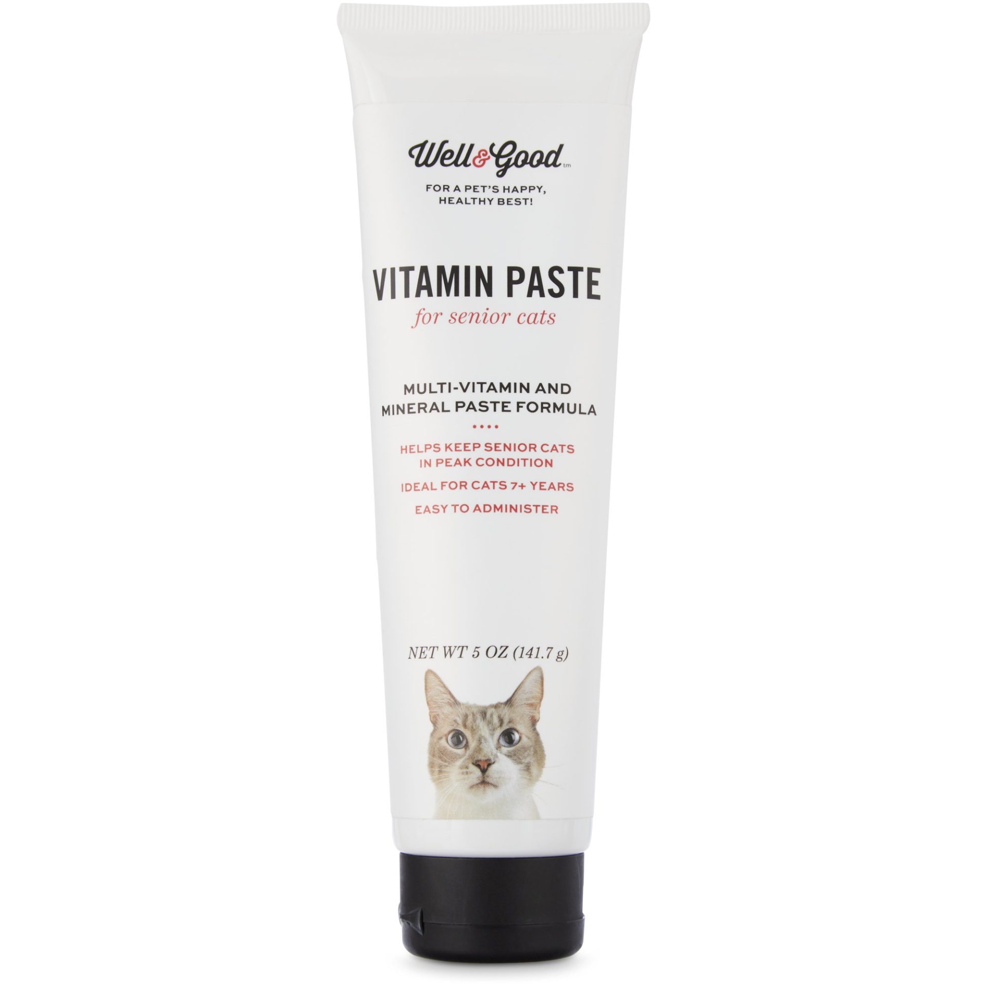 slide 1 of 1, Well & Good Senior Cat Vitamin Paste, 5 oz