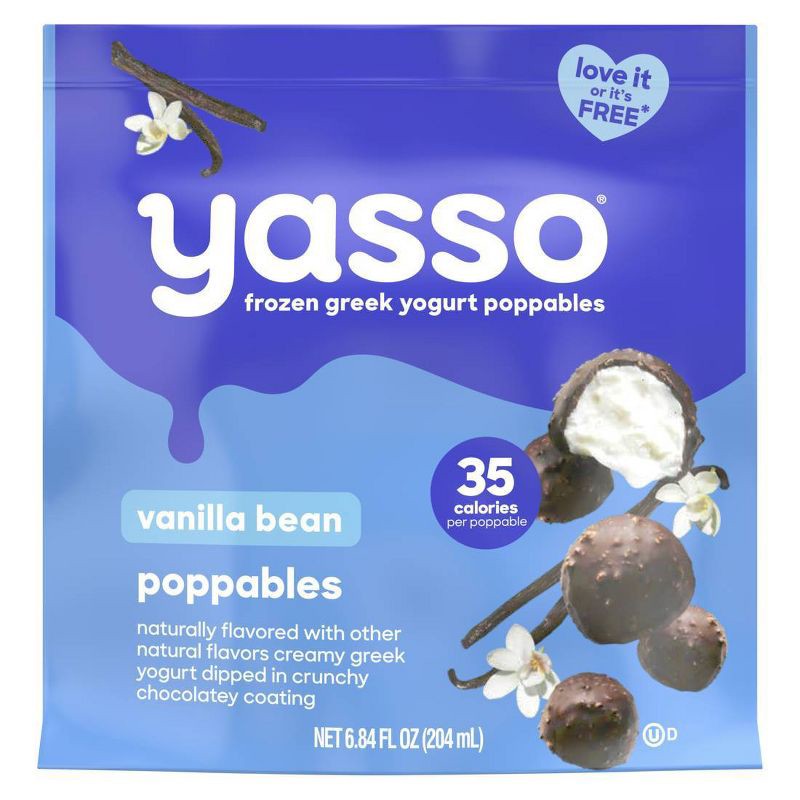 slide 2 of 7, Yasso Frozen Greek Yogurt - Vanilla Bean Poppables - 6.84 fl oz, 6.84 fl oz