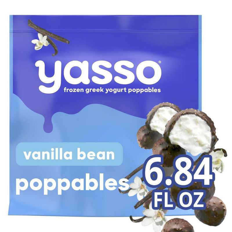 slide 1 of 7, Yasso Frozen Greek Yogurt - Vanilla Bean Poppables - 6.84 fl oz, 6.84 fl oz