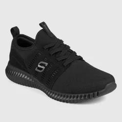 S Sport By Skechers Men's Brennen 2.0 Sneakers - Black 8: Slip On, Cushioned Insole, Flexible Outsole