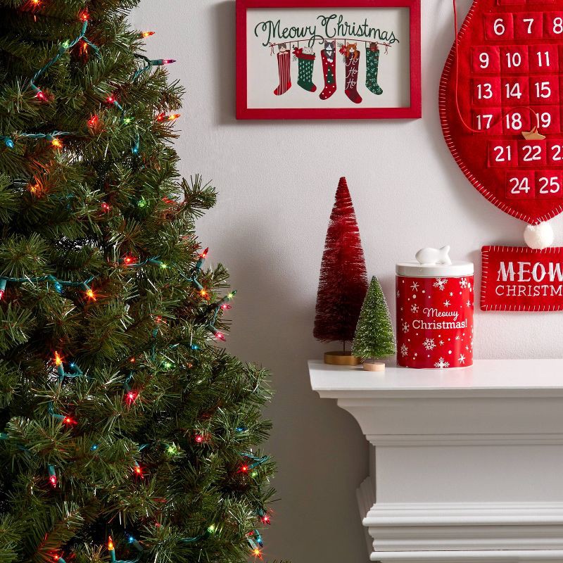 slide 2 of 5, 100ct Incandescent Smooth Mini Christmas String Lights Multicolor Twinkle - Wondershop™: Indoor/Outdoor Use, UL Listed, 100 ct