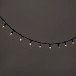 100ct Incandescent Smooth Mini Christmas String Lights Clear Twinkle with Green Wire - Wondershop™