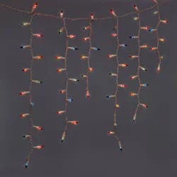 300ct Christmas High Density Icicle Lights Multicolor with White Wire - Wondershop™