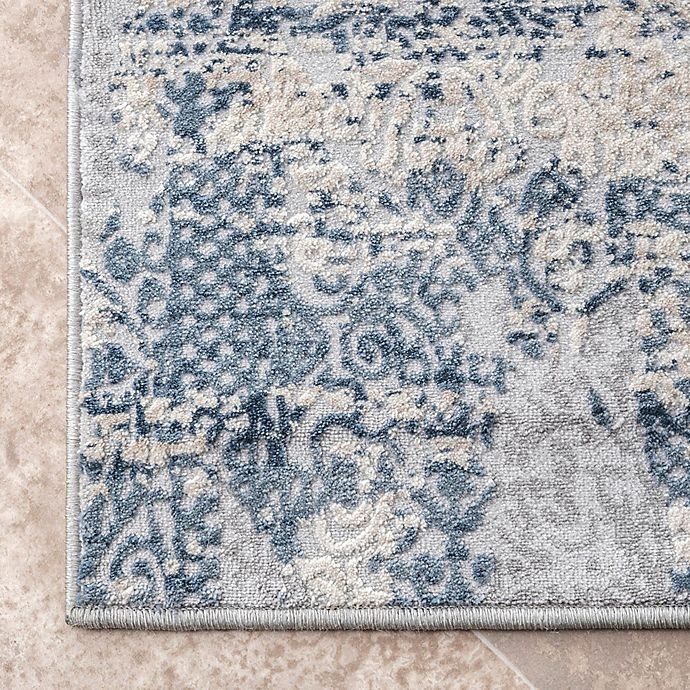 slide 3 of 3, nuLOOM Wilde 6'7 x 9' Distressed Area Rug - Blue, 1 ct