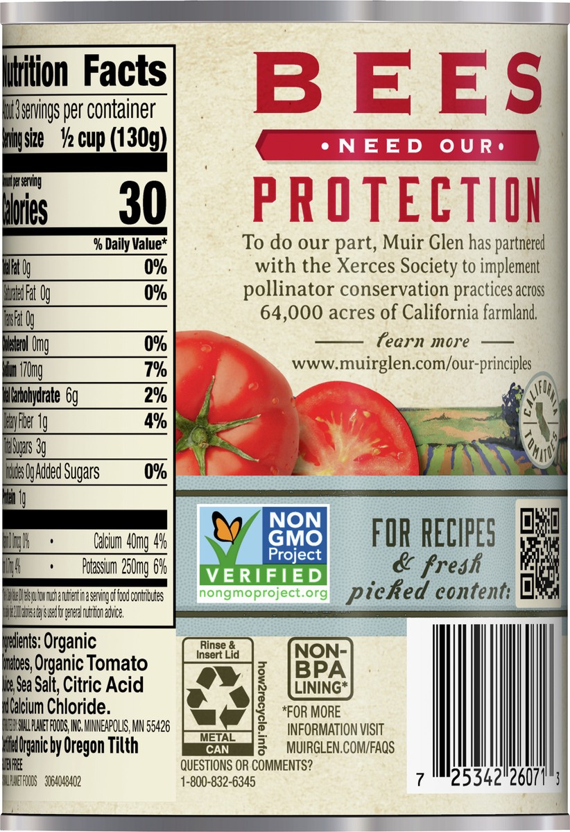 slide 5 of 9, Muir Glen Organic Diced Tomatoes, 14.5 oz., 14.5 oz