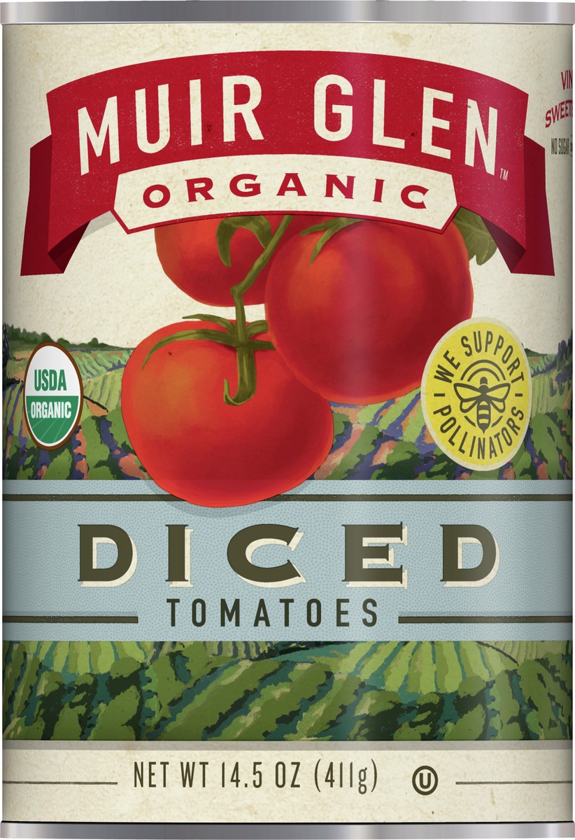 slide 6 of 9, Muir Glen Organic Diced Tomatoes, 14.5 oz., 14.5 oz