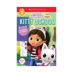 Kitty School (Gabby's Dollhouse: Scholastic Reader, Level 1) (Media Tie-In) - (Scholastic Reader: Level 1) by Gabrielle Reyes (Paperback)