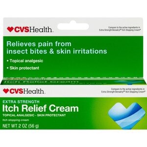 slide 1 of 1, Cvs Health Extra Strength Itch Relief Cream, 2 Oz, 1 ct