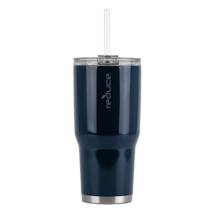 slide 1 of 3, Reduce Cold1 Tumbler with Lid - Navy, 30 oz