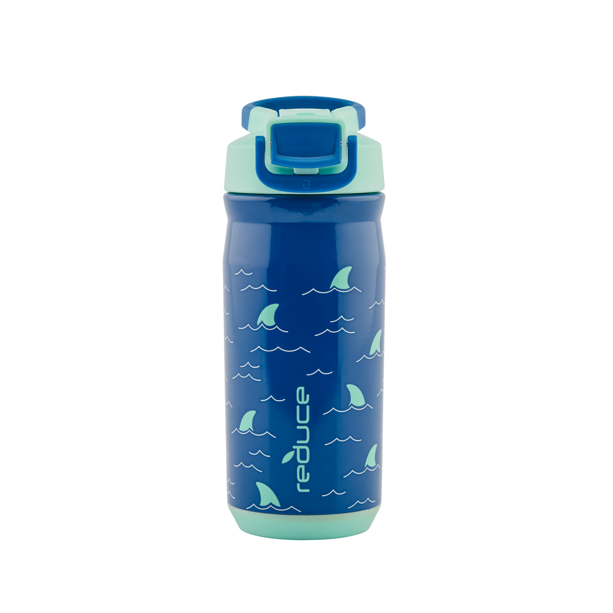 slide 1 of 1, REDUCE Hydrate Pro Bottle Shark Fins, 14 oz