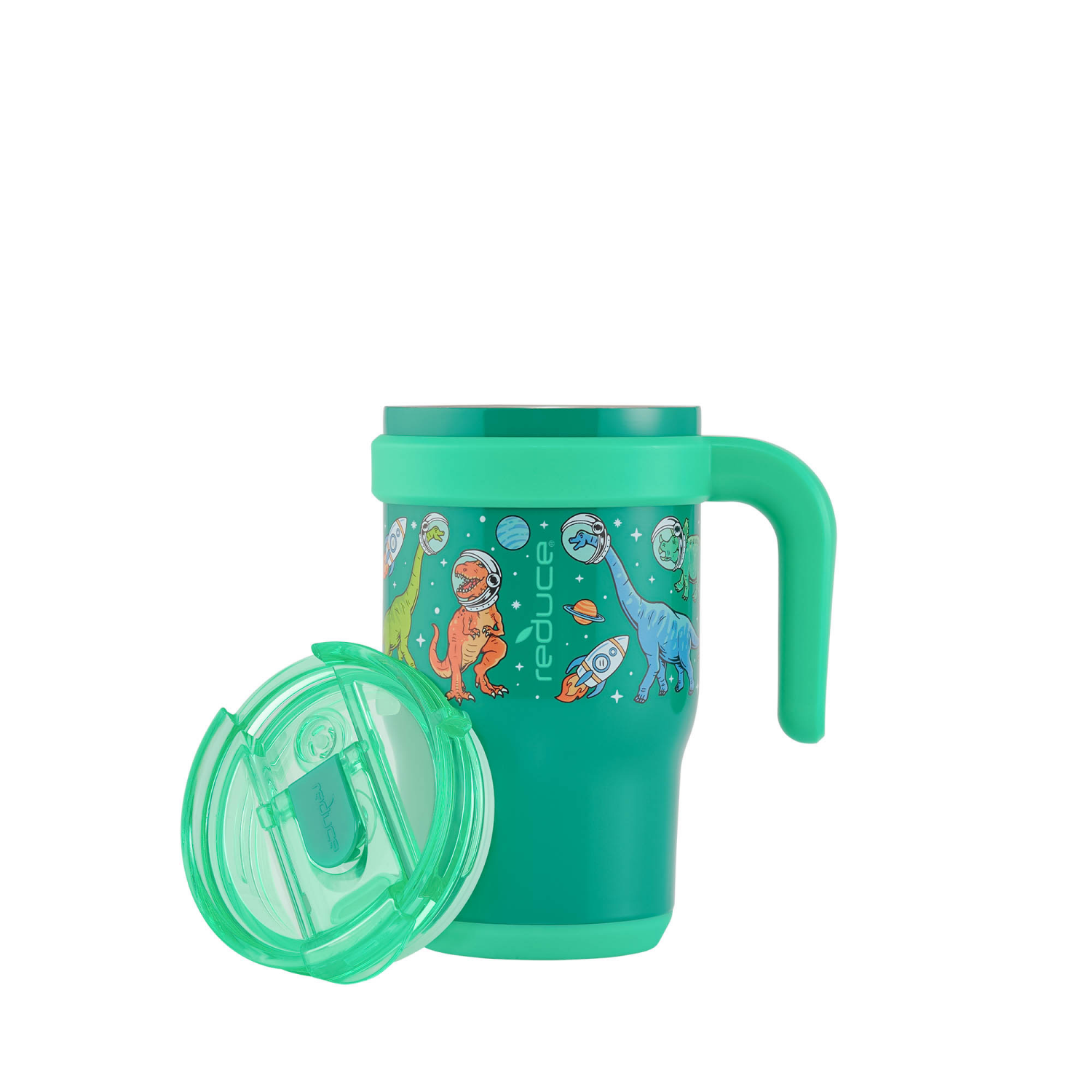 slide 2 of 4, Reduce Kids Coldee Mug Tumbler - Dinosaurs, 14 oz