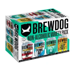 BrewDog Non-Alcoholic Assorted Beer Variety Pack 12 - 12 fl oz Cans