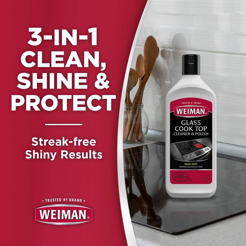 slide 2 of 7, Weiman Glass Cooktop Cleaner & Polish - 15oz, 15 oz