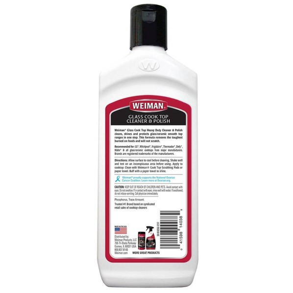 Weiman Glass Cook Top Cleaner 15 oz Shipt