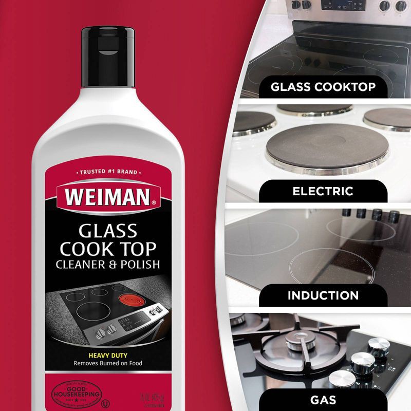 slide 5 of 7, Weiman Glass Cooktop Cleaner & Polish - 15oz, 15 oz