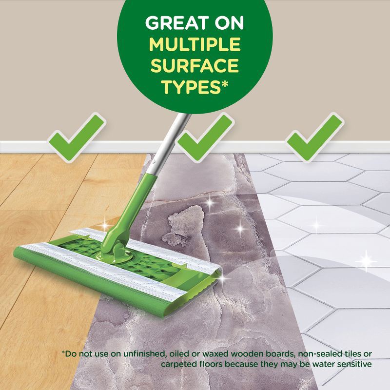 slide 7 of 10, Swiffer Sweeper Wet Mopping Cloth - Lavender - 38ct, 38 ct