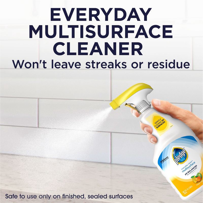 slide 6 of 10, Pledge Multi Surface Cleaner Spray - 25oz, 25 oz