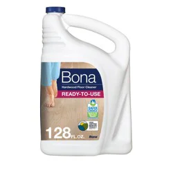 Bona Cleaning Products Wood Cleaner Spray + Mop Multi Purpose Floor Cleaner - Unscented - 128oz