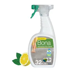 Bona Lemon Mint Cleaning Products Multi-Surface Cleaner Spray + Mop All Purpose Floor Cleaner - 32oz
