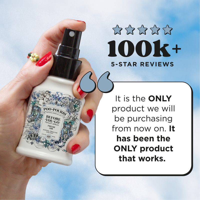slide 3 of 12, Poo-Pourri Before You Go Toilet Spray - Fresh Air - 2 fl oz, 2 fl oz