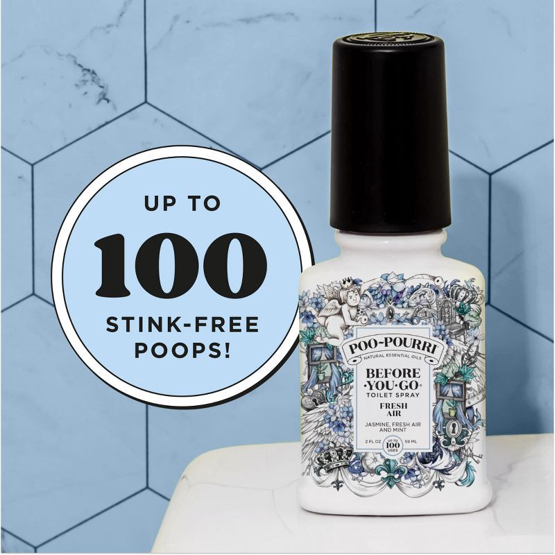slide 8 of 12, Poo-Pourri Before You Go Toilet Spray - Fresh Air - 2 fl oz, 2 fl oz