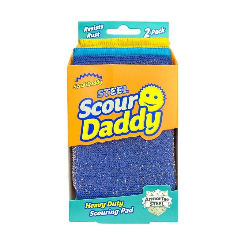slide 1 of 15, Scrub Daddy Heavy Duty Scouring Pad - 2ct, 2 ct