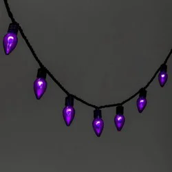 20ct LED Halloween String Lights Purple Flicker - Hyde & EEK! Boutique™
